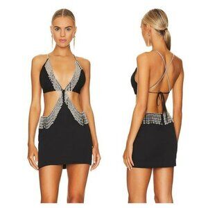 NBD Lali Embellished Mini Dress - Black